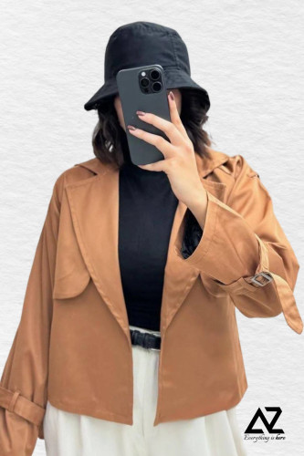 ترنچ کت ماهتیسا آجری