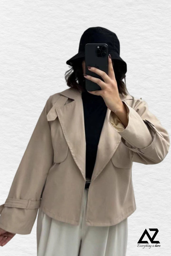 ترنچ کت ماهتیسا کرمی